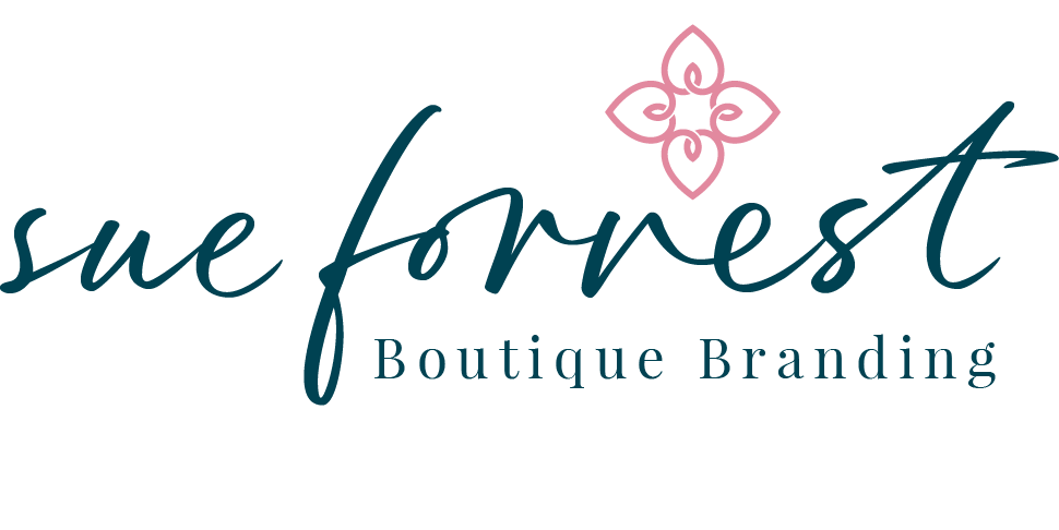 Sue Forrest Boutique Branding Logo