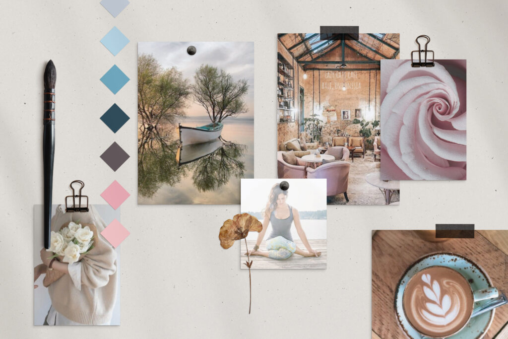 Brand Mood Board and Color Palette for Mandy Murphy Co.